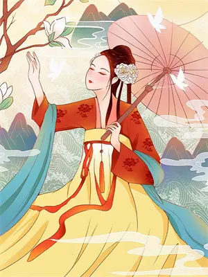 男人和女人相互盯着看