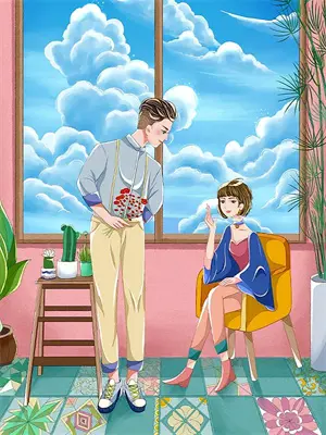 镜中花的直播间